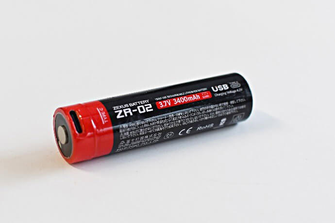 ゼクサス専用電池「ZR－02」