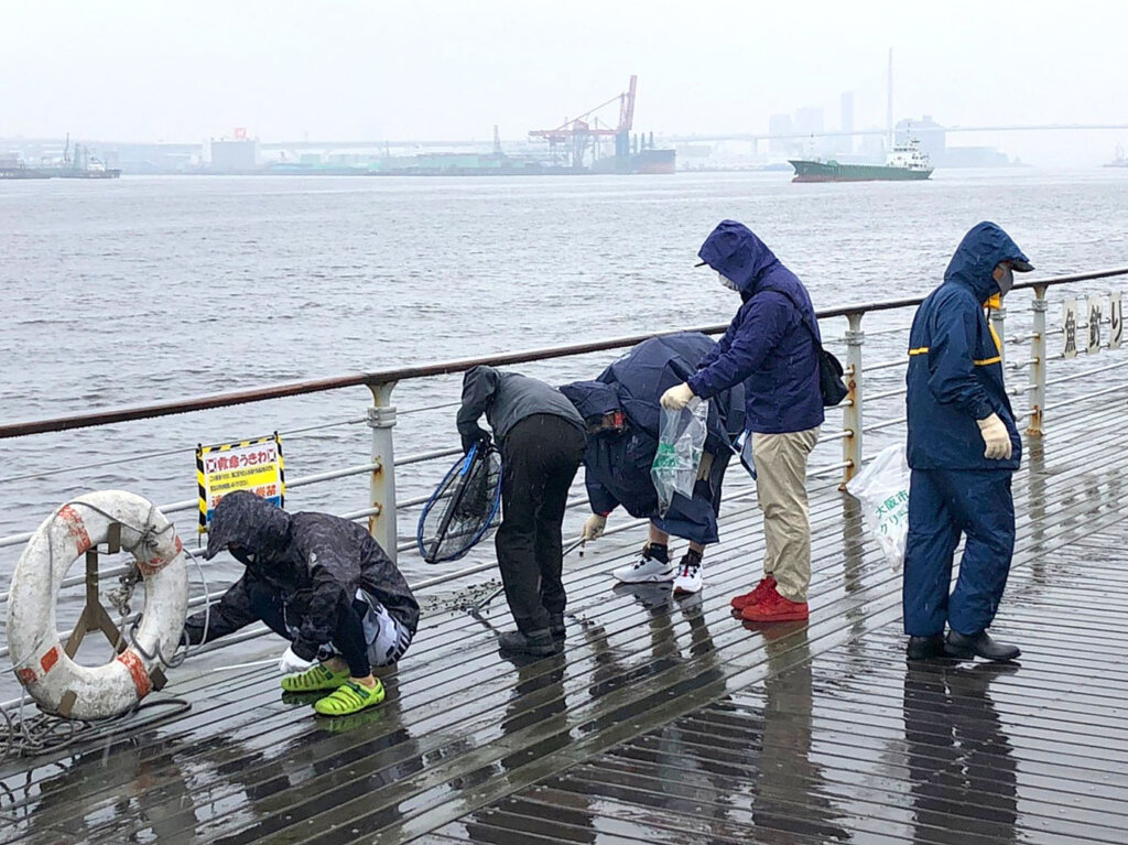 日本全国爆釣プロジェクト第１回の活動の様子