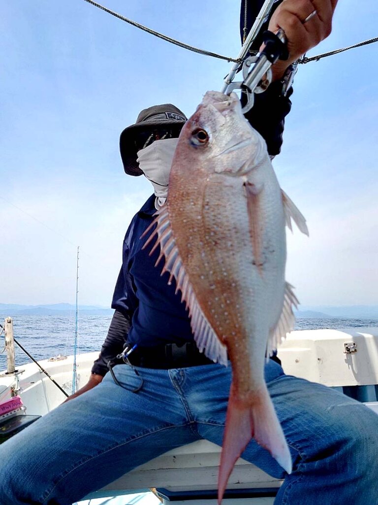 高知県知事杯釣り大会の様子