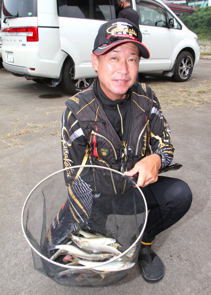 「令和４年度 GFG杯争奪全日本地区対抗アユ釣り選手権」で優勝した下田選手