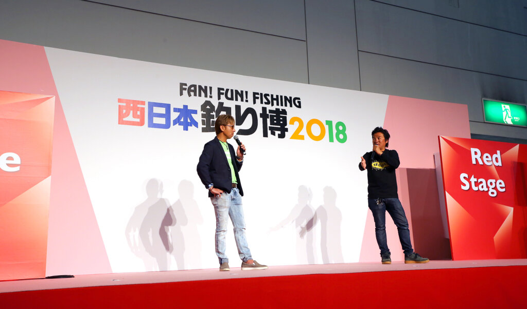 西日本釣り博の前回開催時のステージ