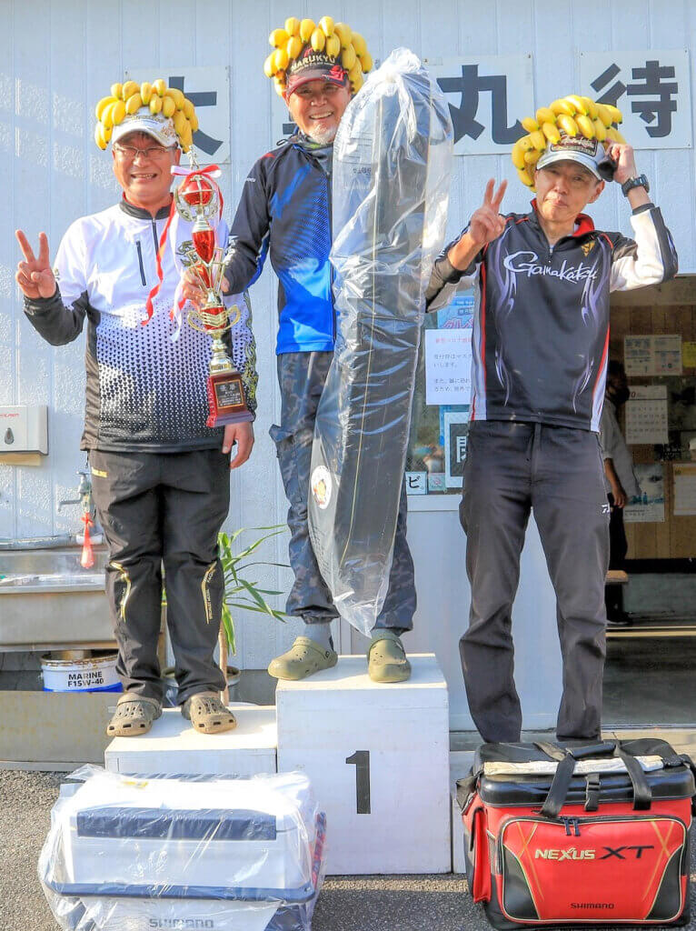 「第8回ノベ☆スタカップ・グレ釣り選手権」の上位入賞者