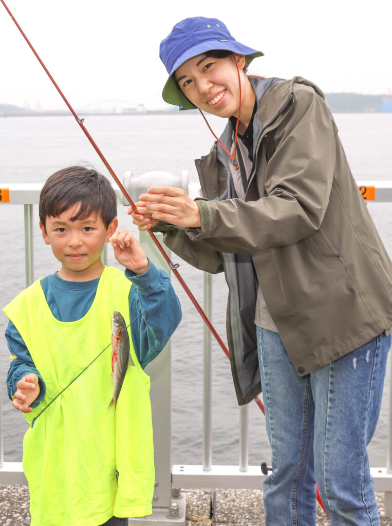 「第18回若洲親子釣り体験教室」の釣果