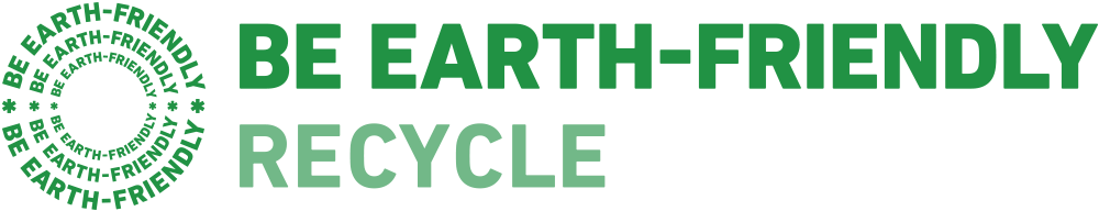 「『B‌E EARTH-
FRIEND‌L‌Y』-RECYCLEプロジェクト-」のロゴ