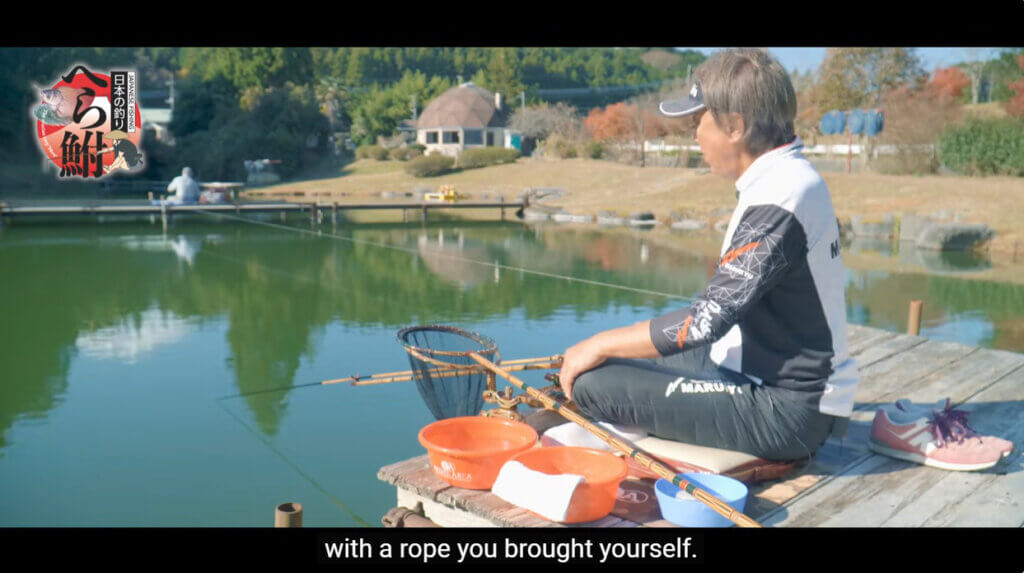 日本の釣りヘラブナの動画
