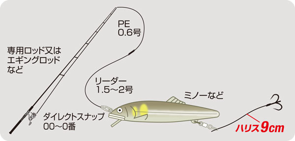 鮎ルアーに必要なタックル