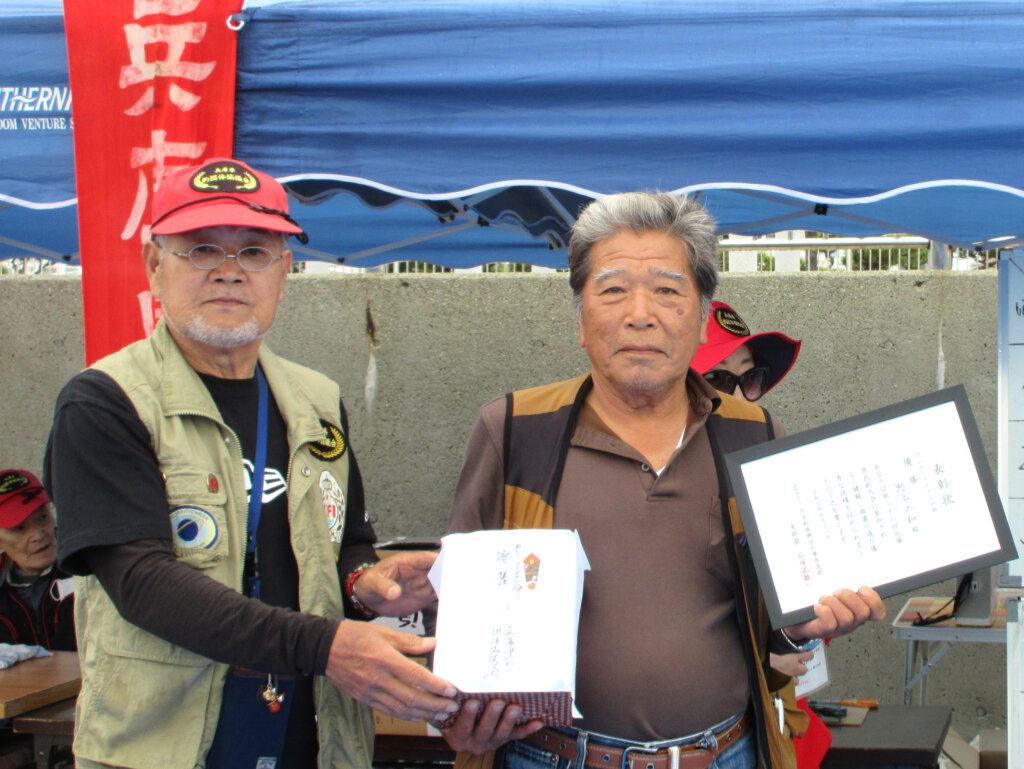 「第23回兵庫県民釣大会」カレイ・アイナメの部優勝の野島正和さん