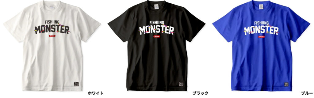 オライオのビッグTシャツ FISHING MONSTER