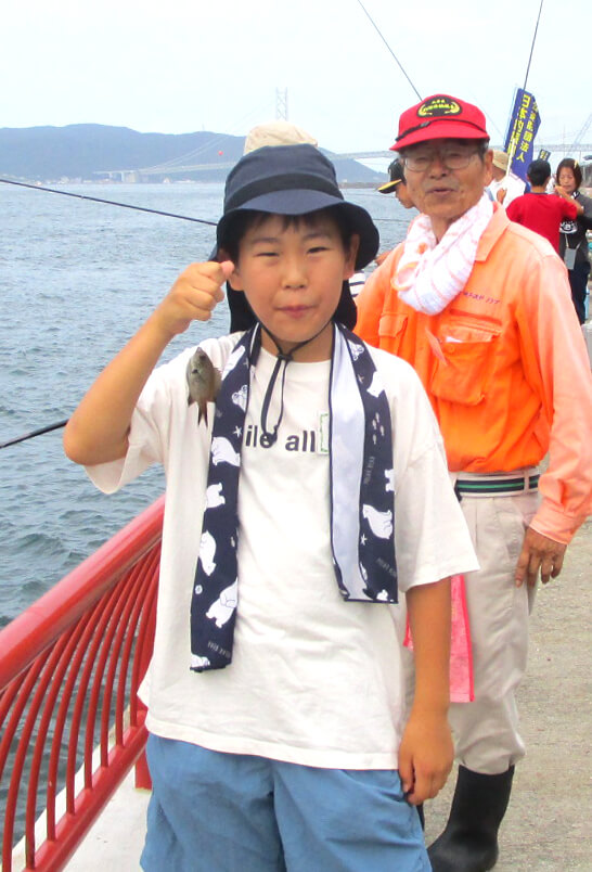 「にっちょうしんのウキ釣り教室『波止場の実釣編』」の釣果