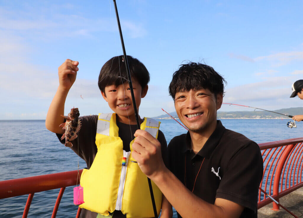 「ふれあい親子釣り教室・海釣り大会」の釣果