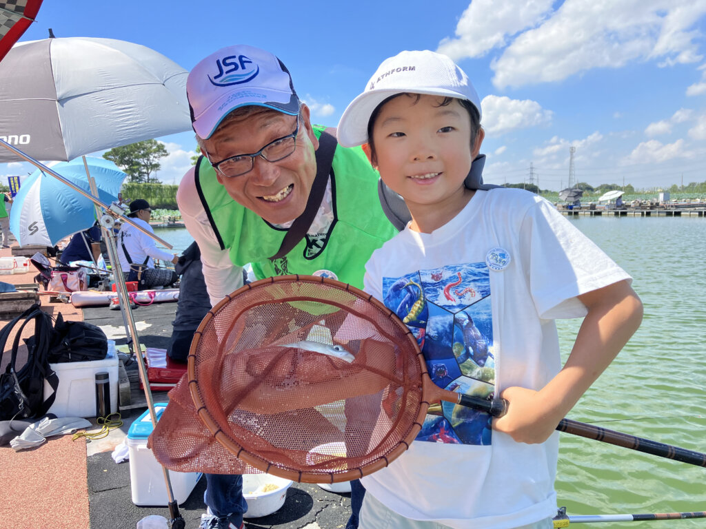 「第46回初めてのさかな釣り へら鮒釣り体験教室」の釣果