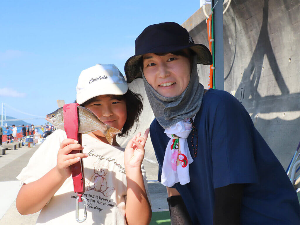 「ふれあい親子釣り教室・海釣り大会」の釣果