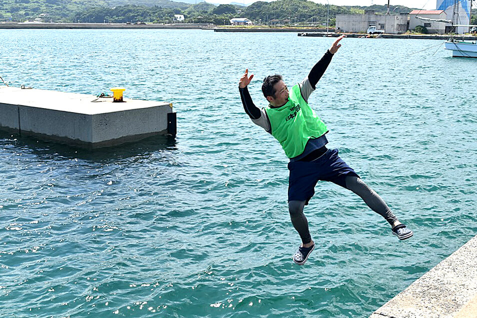 海難訓練の様子