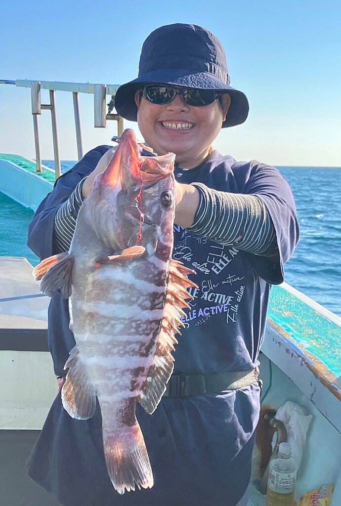 つりジェンヌの「ひとつテンヤ釣り体験」の釣果