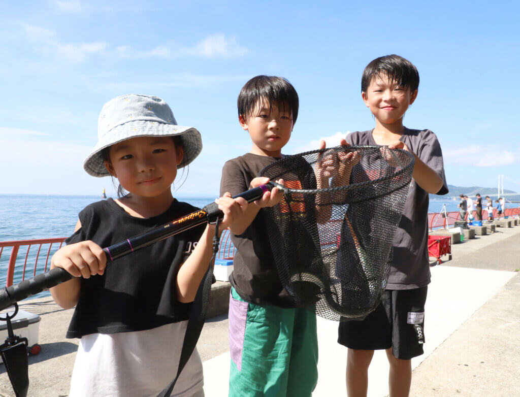 「ふれあい親子釣り教室・海釣り大会」の釣果