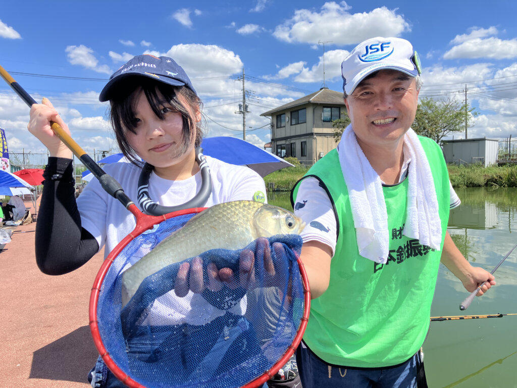 「第46回初めてのさかな釣り へら鮒釣り体験教室」の釣果