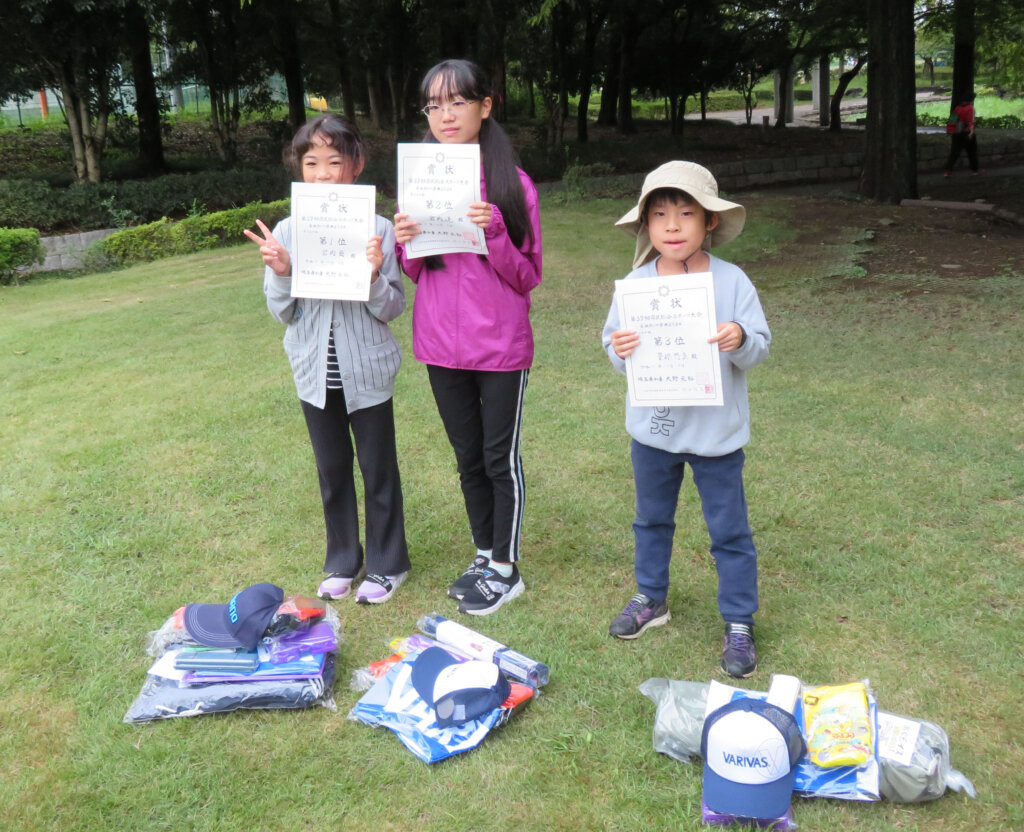 子供の部の入賞者