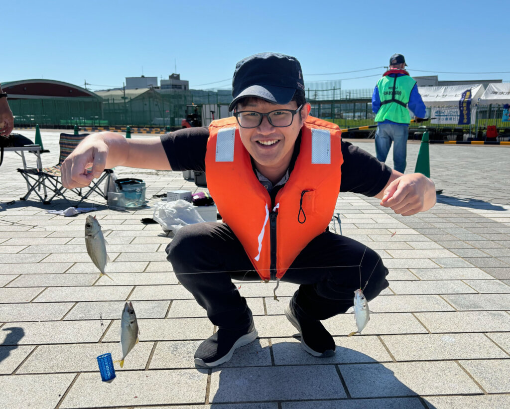 「清水港日の出埠頭『釣り開放』釣り体験教室」の釣果