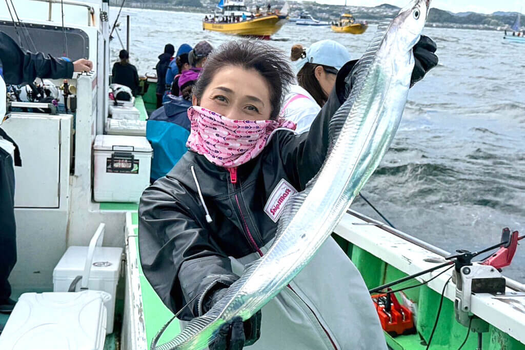 「女性だけのタチウオテンヤ大会in横須賀」の釣果