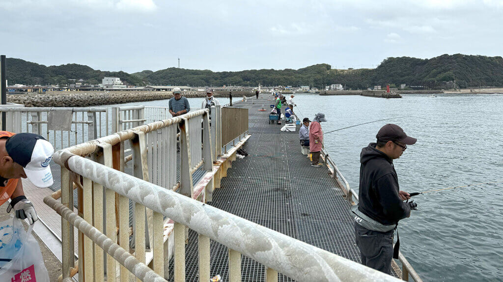 釣り人に人気の豊浜釣り桟橋