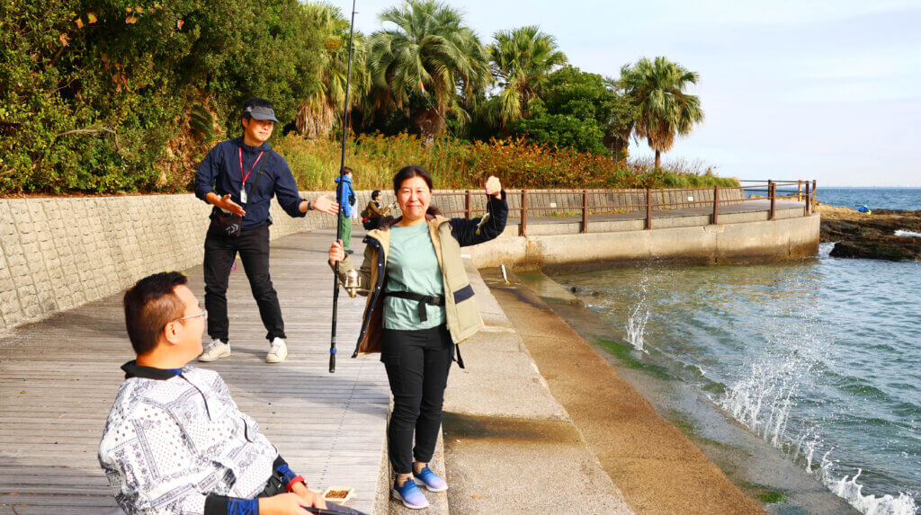 泊まって、釣りして、観音崎！のんびり投げ釣りツアー