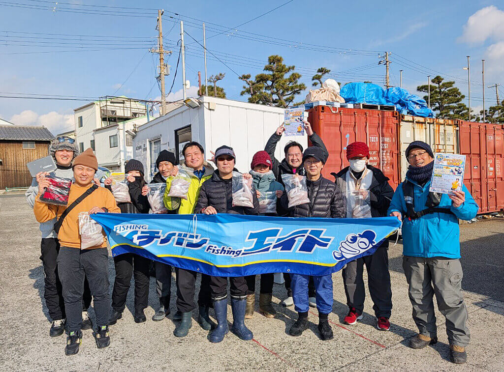 エイト梅田が開いたカットウフグ釣り教室の様子