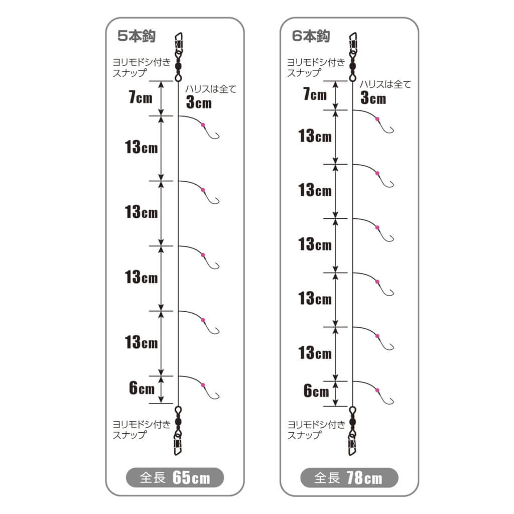 ワカサギ仕掛け 基本