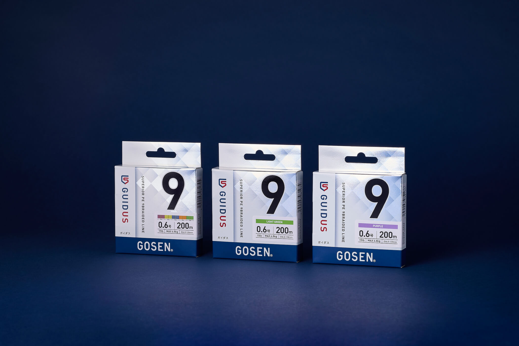 ゴーセン、新ブランド「GUIDUS（ガイダス）」発表。第一弾として9本編